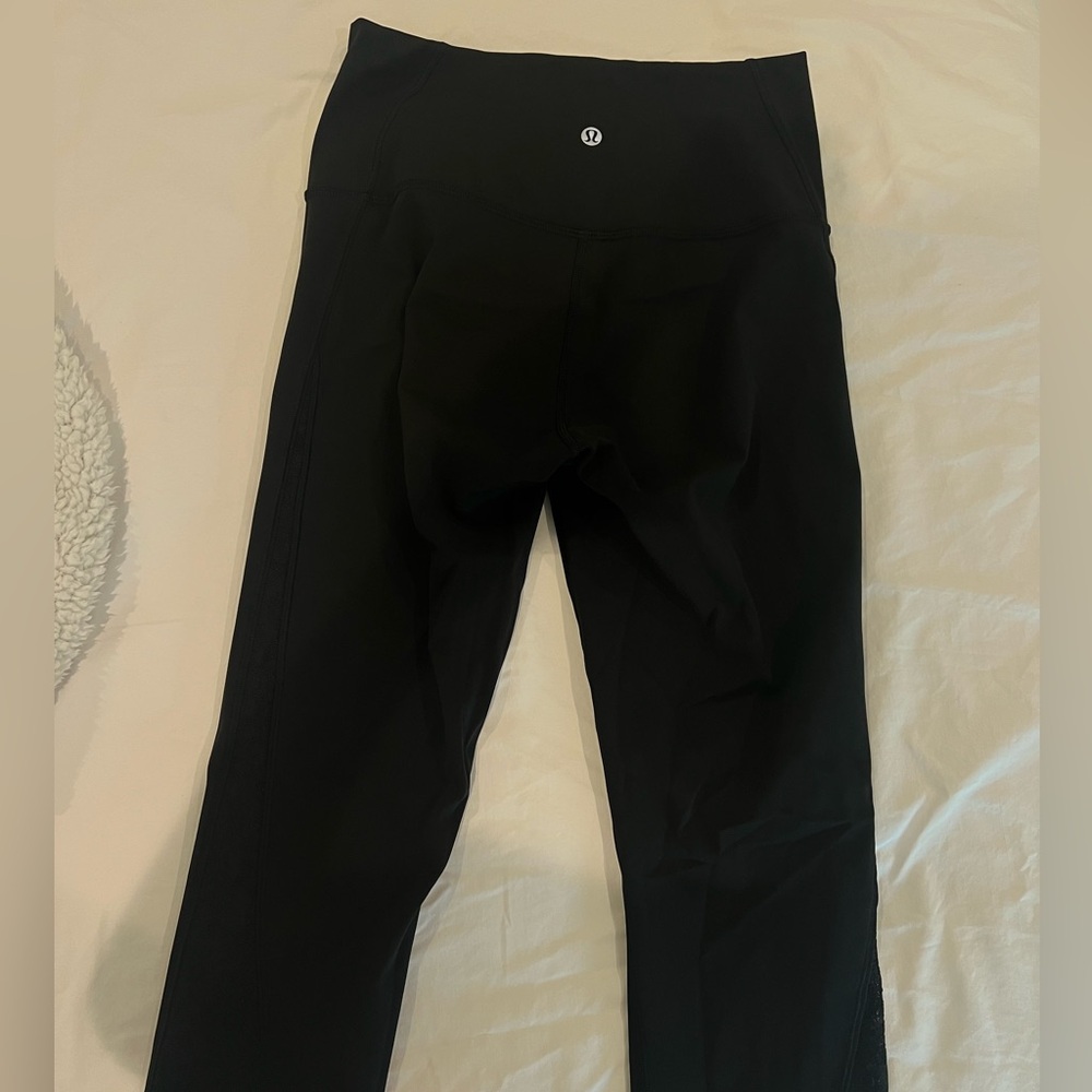 lace trim lululemon leggings